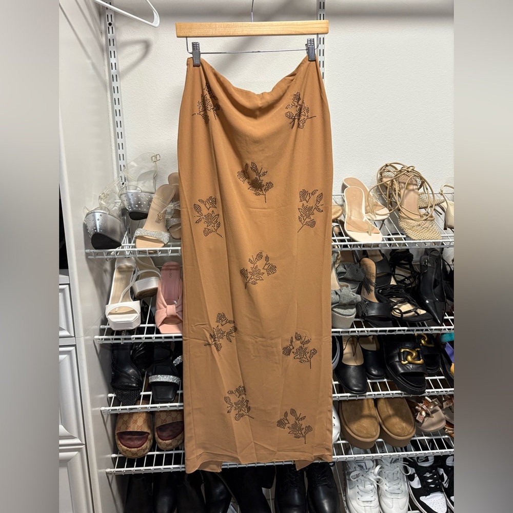Oh Polly Cezzane Low Rise Maxi Skirt